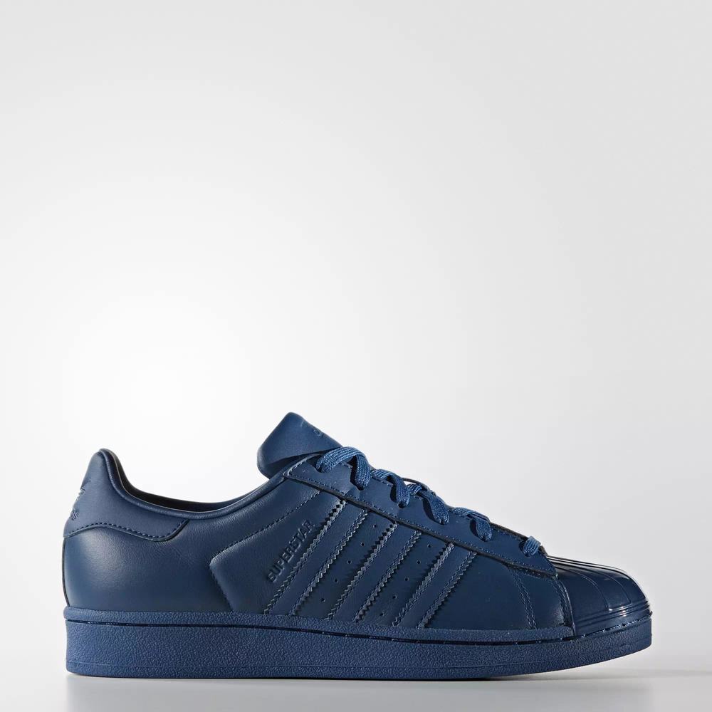 Adidas Superstar Tenis Azules Para Mujer (MX-90816)